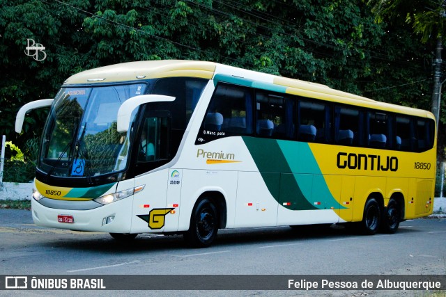 Empresa Gontijo de Transportes 18850 na cidade de Salvador, Bahia, Brasil, por Felipe Pessoa de Albuquerque. Número da foto: #13112394.