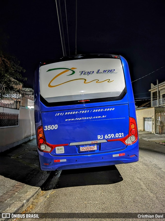 Top Line Turismo RJ 659.021 na cidade de Rio de Janeiro, Rio de Janeiro, Brasil, por Cristhian Davi. Número da foto: #13110244.