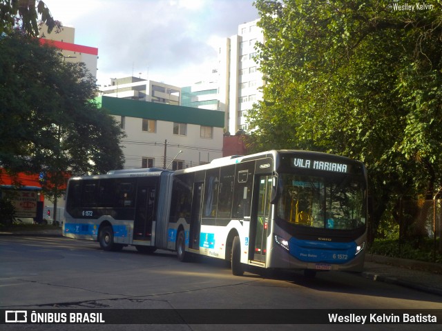Viação Grajaú S.A. 6 1572 na cidade de São Paulo, São Paulo, Brasil, por Weslley Kelvin Batista. Número da foto: #13110916.