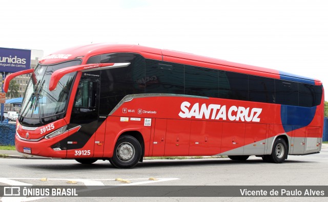 Viação Santa Cruz 39125 na cidade de São Paulo, São Paulo, Brasil, por Vicente de Paulo Alves. Número da foto: #13111508.