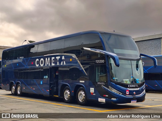 Viação Cometa 725300 na cidade de São Paulo, São Paulo, Brasil, por Adam Xavier Rodrigues Lima. Número da foto: #13110886.