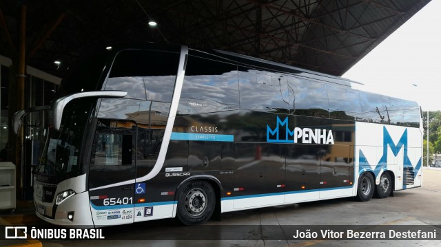 Empresa de Ônibus Nossa Senhora da Penha 65401 na cidade de Maringá, Paraná, Brasil, por João Vitor Bezerra Destefani. Número da foto: #13110209.