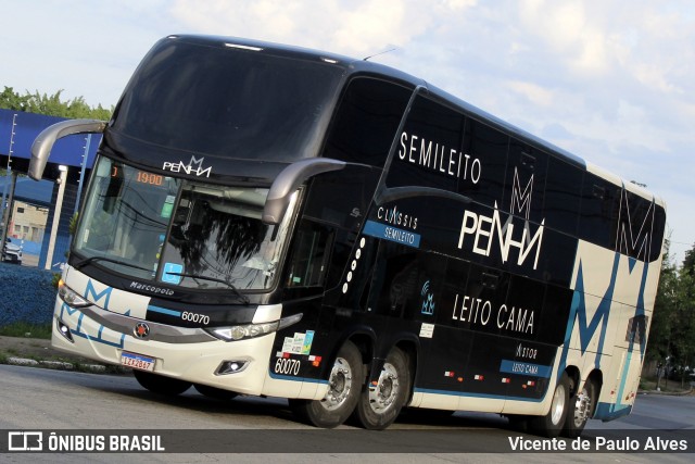 Empresa de Ônibus Nossa Senhora da Penha 60070 na cidade de São Paulo, São Paulo, Brasil, por Vicente de Paulo Alves. Número da foto: #13110201.