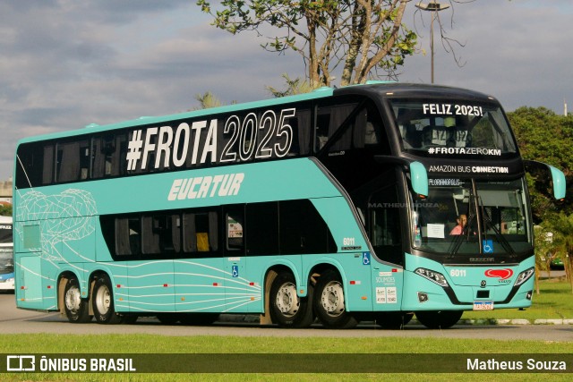 Eucatur - Empresa União Cascavel de Transportes e Turismo 6011 na cidade de Florianópolis, Santa Catarina, Brasil, por Matheus Souza. Número da foto: #13112761.