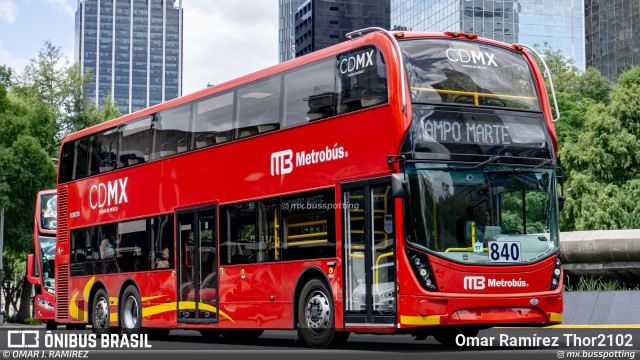 OL7 - Operadora Línea 7 840 na cidade de Cuauhtémoc, Ciudad de México, México, por Omar Ramírez Thor2102. Número da foto: #13111615.