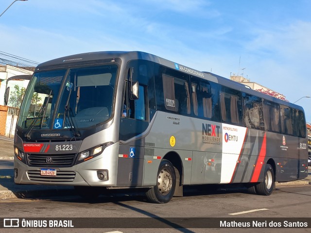 Next Mobilidade - ABC Sistema de Transporte 81.223 na cidade de São Bernardo do Campo, São Paulo, Brasil, por Matheus Neri dos Santos. Número da foto: #13110626.
