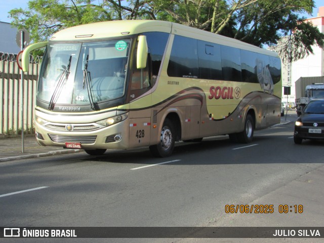 SOGIL - Sociedade de Ônibus Gigante Ltda. 428 na cidade de Porto Alegre, Rio Grande do Sul, Brasil, por JULIO SILVA. Número da foto: #13111192.