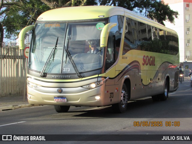 SOGIL - Sociedade de Ônibus Gigante Ltda. 373 na cidade de Porto Alegre, Rio Grande do Sul, Brasil, por JULIO SILVA. Número da foto: #13111246.
