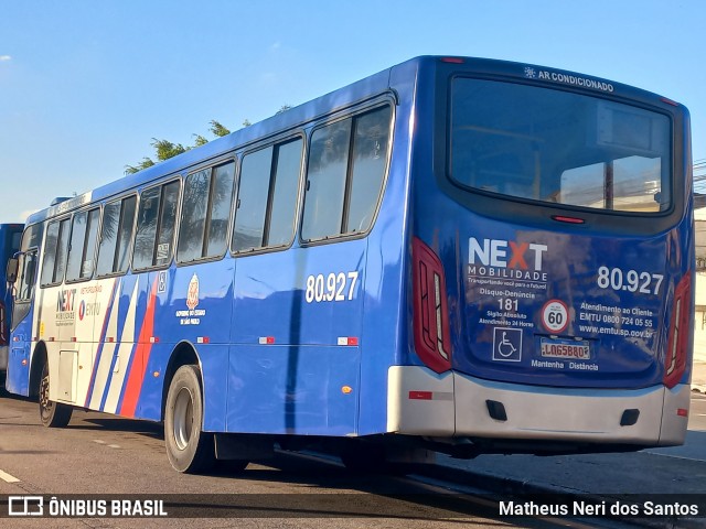 Next Mobilidade - ABC Sistema de Transporte 80.927 na cidade de São Bernardo do Campo, São Paulo, Brasil, por Matheus Neri dos Santos. Número da foto: #13110634.