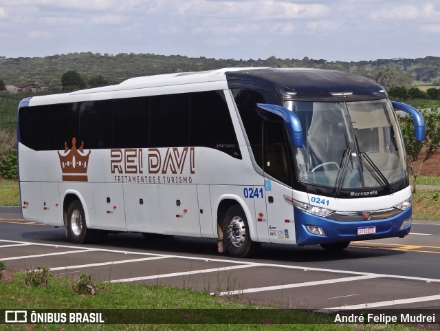 Rei Davi Fretamentos e Turismo 0241 na cidade de Fernandes Pinheiro, Paraná, Brasil, por André Felipe Mudrei. Número da foto: #13112868.