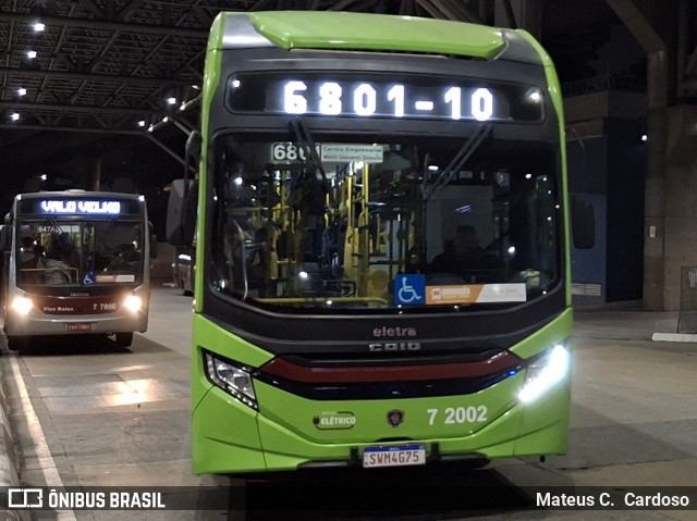 Viação Campo Belo 7 2002 na cidade de São Paulo, São Paulo, Brasil, por Mateus C.  Cardoso. Número da foto: #13110548.