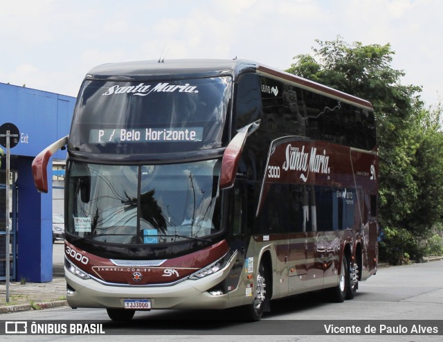 Santa Maria Fretamento e Turismo > Transportes Santa Maria(SP) 3000 na cidade de São Paulo, São Paulo, Brasil, por Vicente de Paulo Alves. Número da foto: #13111493.
