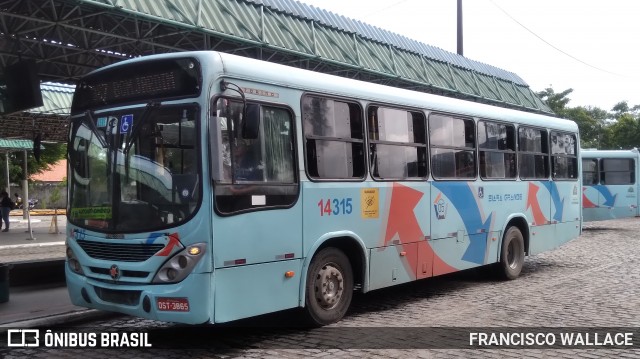 Viação Siará Grande 14315 na cidade de Fortaleza, Ceará, Brasil, por FRANCISCO WALLACE. Número da foto: #13111325.