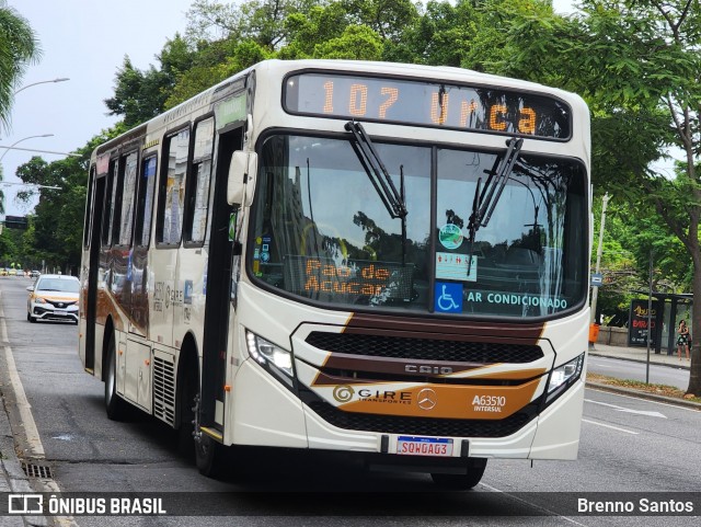 Erig Transportes > Gire Transportes A63510 na cidade de Rio de Janeiro, Rio de Janeiro, Brasil, por Brenno Santos. Número da foto: #13111341.