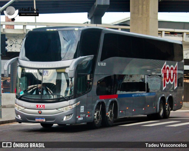 Auto Viação 1001 RJ 108.301 na cidade de Rio de Janeiro, Rio de Janeiro, Brasil, por Tadeu Vasconcelos. Número da foto: #13110505.