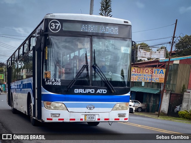 ATD - AutoTransportes Desamparados 37 na cidade de Aserrí, Aserrí, San José, Costa Rica, por Sebas Gamboa. Número da foto: #13110572.