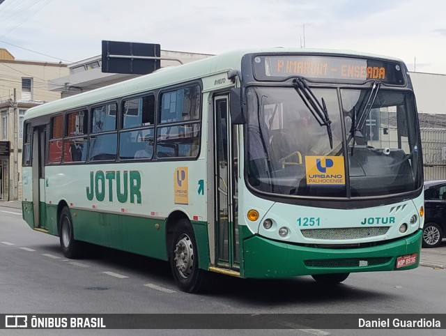 Jotur - Auto Ônibus e Turismo Josefense 1251 na cidade de Palhoça, Santa Catarina, Brasil, por Daniel Guardiola. Número da foto: #13112428.