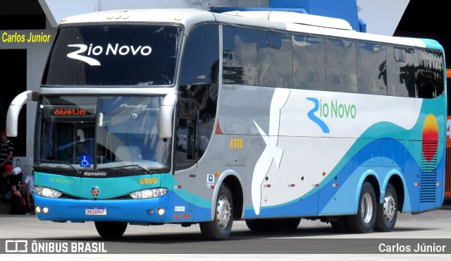 Rio Novo Transportes e Turismo 6000 na cidade de Goiânia, Goiás, Brasil, por Carlos Júnior. Número da foto: #13112101.