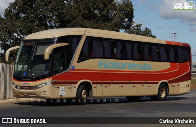 Auto Viação Goianésia 165003-3 na cidade de Brasília, Distrito Federal, Brasil, por Carlos Kircheim. Número da foto: #13114492.