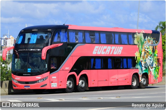 Eucatur - Empresa União Cascavel de Transportes e Turismo 6041 na cidade de Florianópolis, Santa Catarina, Brasil, por Renato de Aguiar. Número da foto: #13113650.