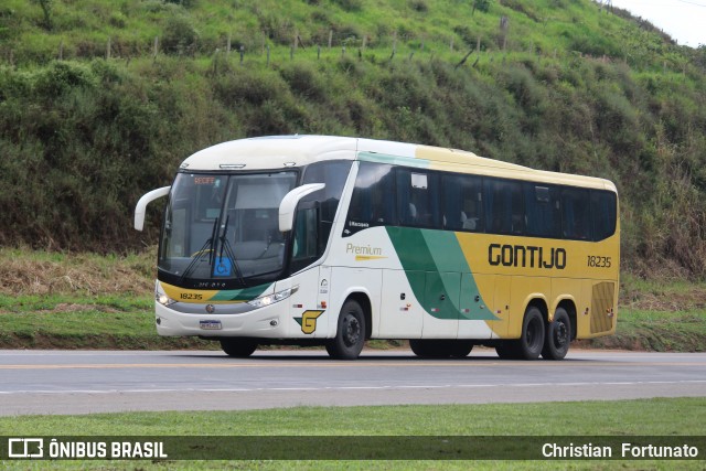 Empresa Gontijo de Transportes 18325 na cidade de Muriaé, Minas Gerais, Brasil, por Christian  Fortunato. Número da foto: #13113139.