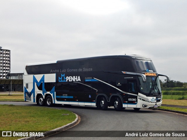 Empresa de Ônibus Nossa Senhora da Penha 65080 na cidade de Curitiba, Paraná, Brasil, por André Luiz Gomes de Souza. Número da foto: #13115889.