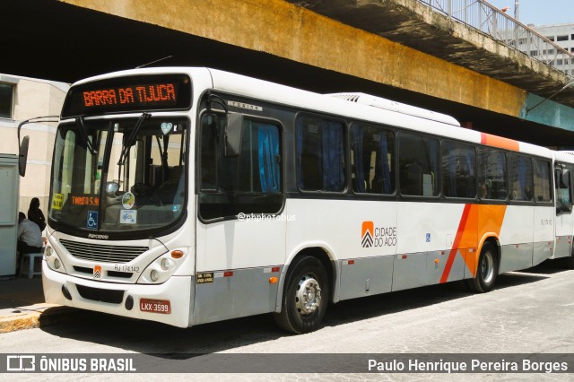 Viação Cidade do Aço RJ 174.142 na cidade de Nova Iguaçu, Rio de Janeiro, Brasil, por Paulo Henrique Pereira Borges. Número da foto: #13114723.