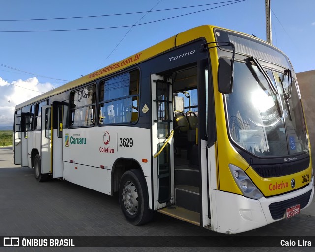 Coletivo Transportes 3629 na cidade de Caruaru, Pernambuco, Brasil, por Caio Lira. Número da foto: #13113362.