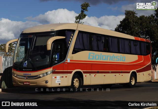 Auto Viação Goianésia 168003-8 na cidade de Brasília, Distrito Federal, Brasil, por Carlos Kircheim. Número da foto: #13114495.