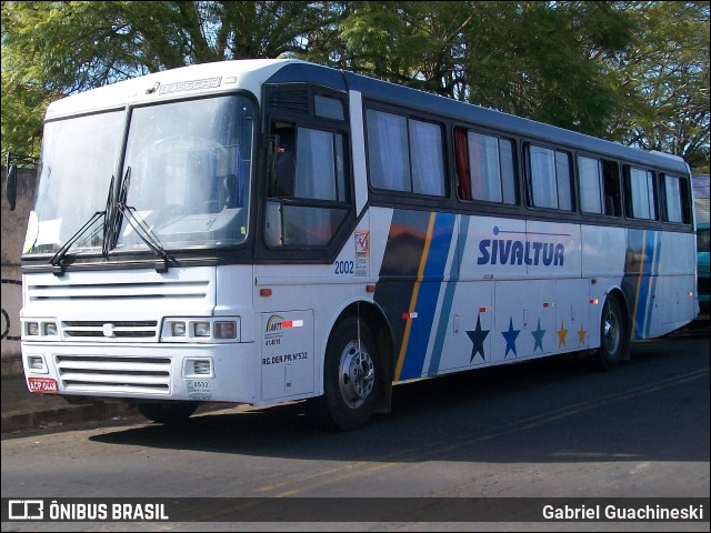 Sivaltur Turismo e Fretamento 2002 na cidade de Telêmaco Borba, Paraná, Brasil, por Gabriel Guachineski. Número da foto: #13113723.