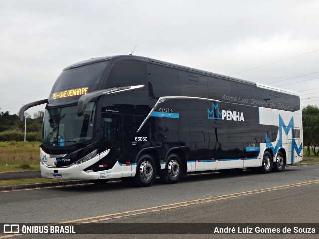 Empresa de Ônibus Nossa Senhora da Penha 65060 na cidade de Curitiba, Paraná, Brasil, por André Luiz Gomes de Souza. Número da foto: #13115788.