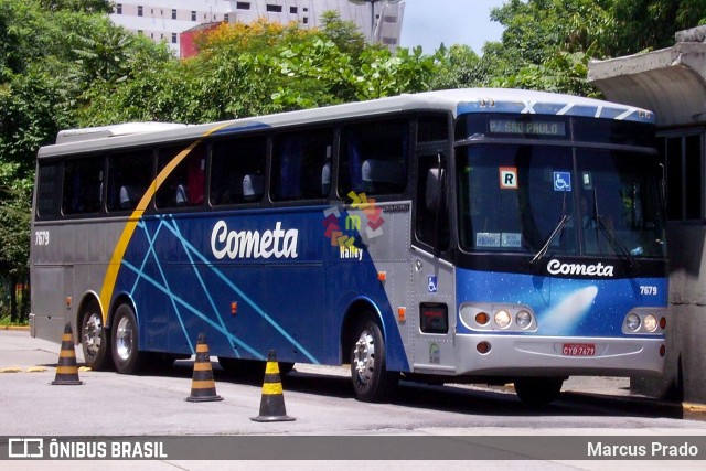 Viação Cometa 7679 na cidade de São Paulo, São Paulo, Brasil, por Marcus Prado. Número da foto: #13114920.