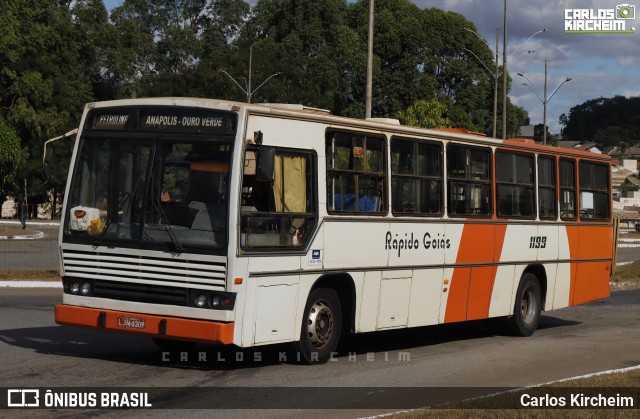 Rápido Goiás 1199 na cidade de Anápolis, Goiás, Brasil, por Carlos Kircheim. Número da foto: #13114552.