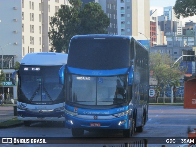 Expresso do Sul 15304 na cidade de Curitiba, Paraná, Brasil, por GDC __39AM. Número da foto: #13114471.
