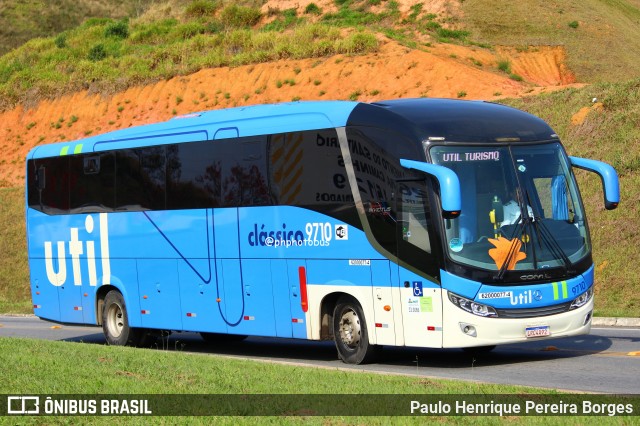 UTIL - União Transporte Interestadual de Luxo 9710 na cidade de Aparecida, São Paulo, Brasil, por Paulo Henrique Pereira Borges. Número da foto: #13114633.