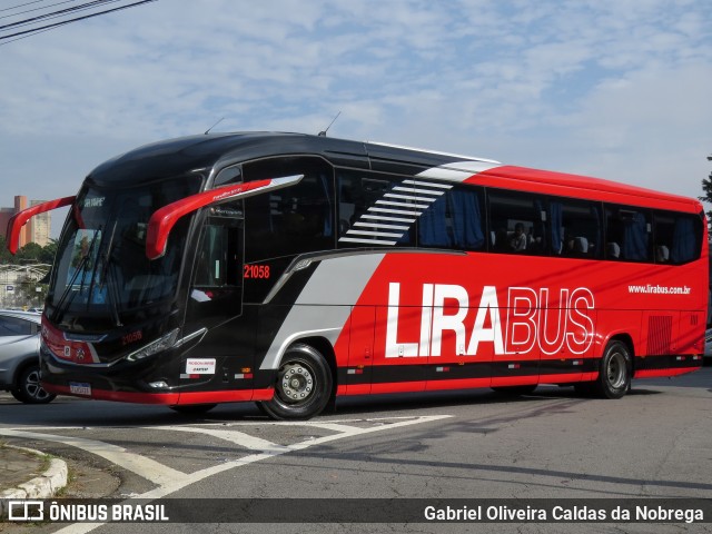 Lirabus 21058 na cidade de São Paulo, São Paulo, Brasil, por Gabriel Oliveira Caldas da Nobrega. Número da foto: #13115586.
