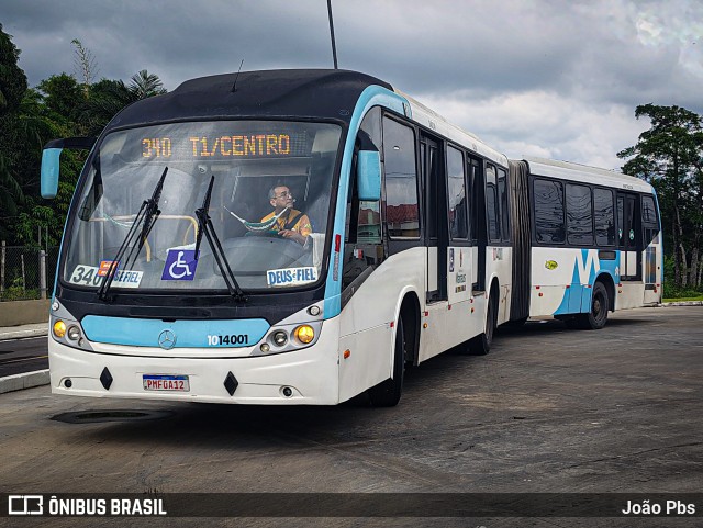 Vega Manaus Transporte 1014001 na cidade de Manaus, Amazonas, Brasil, por João Pbs. Número da foto: #13113227.