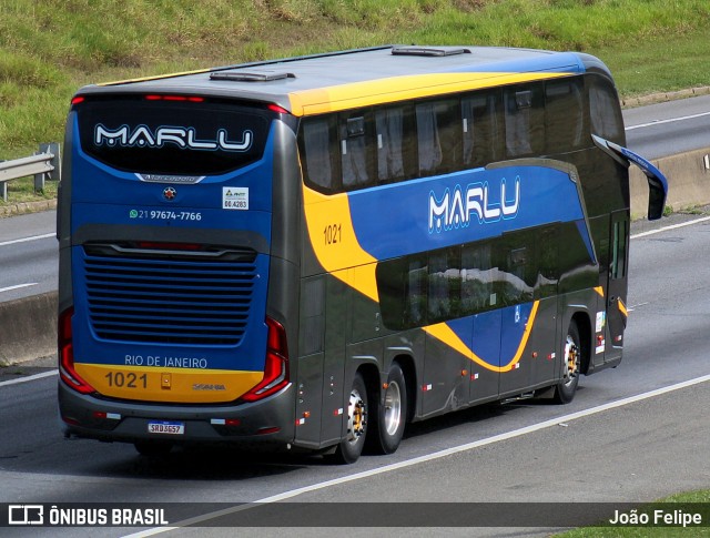 Marlu Turismo 1021 na cidade de Canas, São Paulo, Brasil, por João Felipe. Número da foto: #13115793.