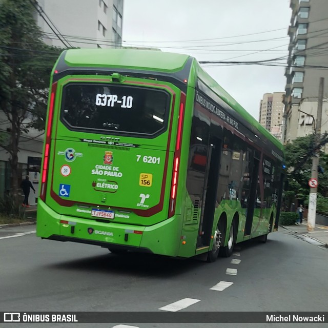 Viação Gatusa Transportes Urbanos 7 6201 na cidade de São Paulo, São Paulo, Brasil, por Michel Nowacki. Número da foto: #13115674.