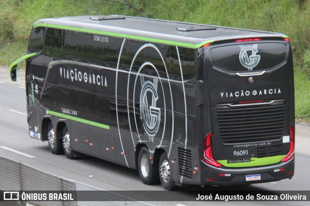 Viação Garcia 96091 na cidade de Piraí, Rio de Janeiro, Brasil, por José Augusto de Souza Oliveira. Número da foto: #13114323.