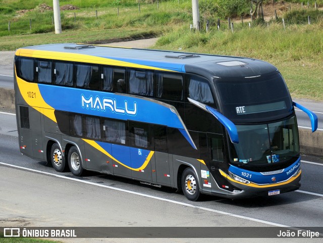 Marlu Turismo 1021 na cidade de Canas, São Paulo, Brasil, por João Felipe. Número da foto: #13115784.