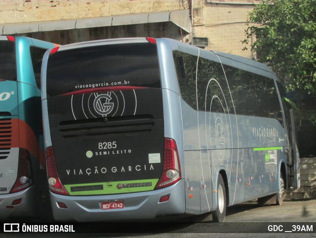 Viação Garcia 8285 na cidade de Curitiba, Paraná, Brasil, por GDC __39AM. Número da foto: #13114396.