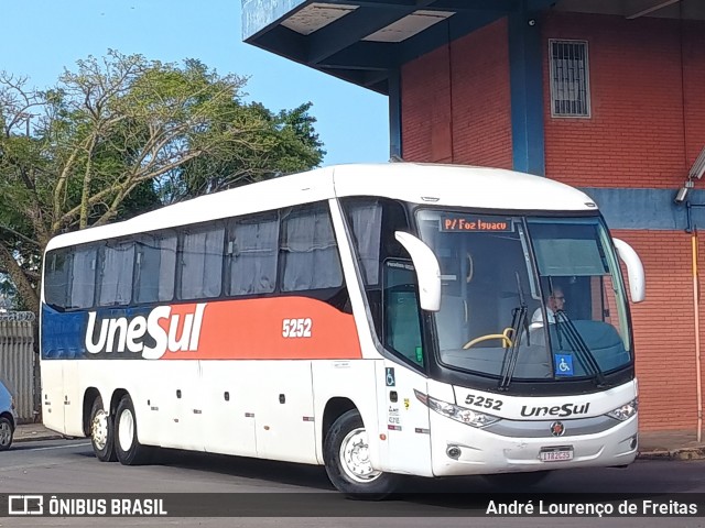 Unesul de Transportes 5252 na cidade de Porto Alegre, Rio Grande do Sul, Brasil, por André Lourenço de Freitas. Número da foto: #13113926.