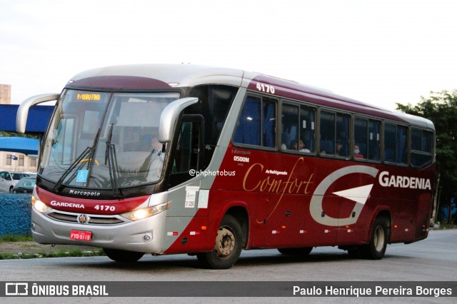 Expresso Gardenia 4170 na cidade de São Paulo, São Paulo, Brasil, por Paulo Henrique Pereira Borges. Número da foto: #13114747.