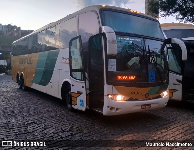 Empresa Gontijo de Transportes 14315 na cidade de Belo Horizonte, Minas Gerais, Brasil, por Maurício Nascimento. Número da foto: #13114034.