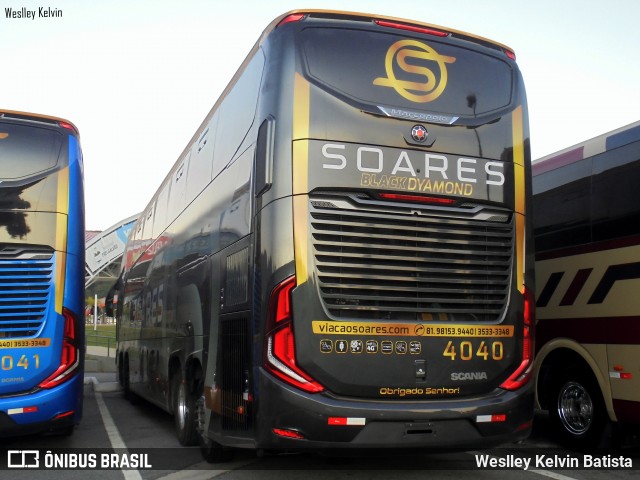 Soares Turismo e Fretamento 4040 na cidade de Aparecida, São Paulo, Brasil, por Weslley Kelvin Batista. Número da foto: #13113859.