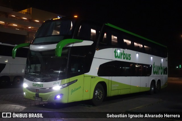 TurBus 2949 na cidade de La Serena, Elqui, Coquimbo, Chile, por Sebastián Ignacio Alvarado Herrera. Número da foto: #13114726.