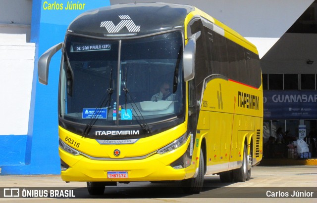 Viação Nova Itapemirim 60316 na cidade de Goiânia, Goiás, Brasil, por Carlos Júnior. Número da foto: #13115216.