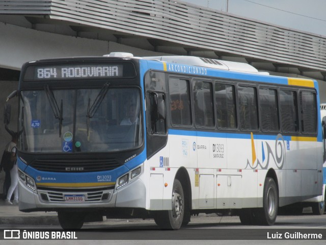 Transportes Barra D13093 na cidade de Rio de Janeiro, Rio de Janeiro, Brasil, por Luiz Guilherme. Número da foto: #13114838.