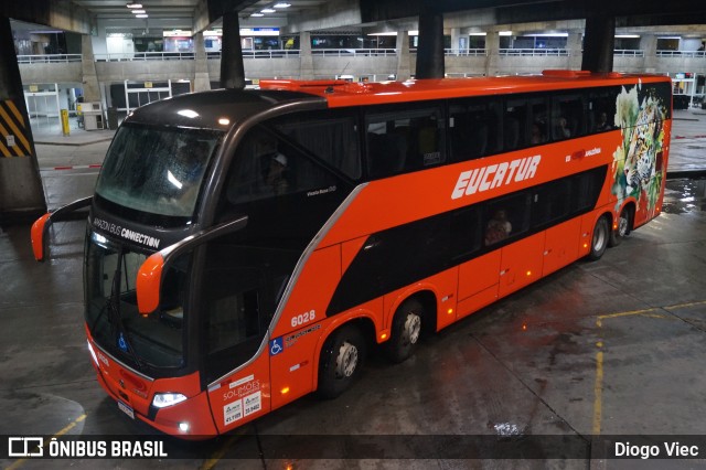 Eucatur - Empresa União Cascavel de Transportes e Turismo 6028 na cidade de Curitiba, Paraná, Brasil, por Diogo Viec. Número da foto: #13113712.
